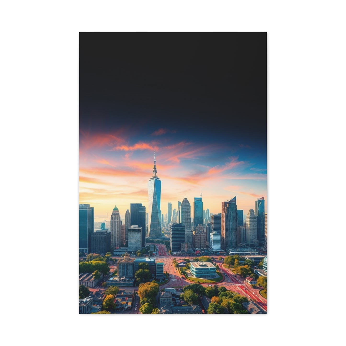 Supreme Skyline Art Beautiful Collection Wall Art & Canvas Print