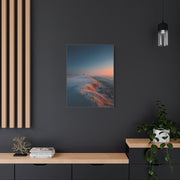Frosted Coastal Green Minimal Golf Wall Art & Canvas Print