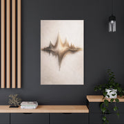 Luminous Soundwave Glass Sculpture Wall Art & Canvas Print