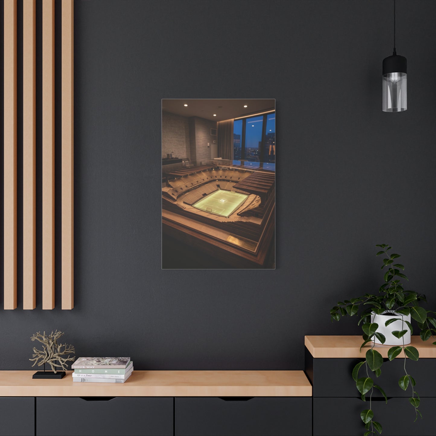 Luxury Stadium Architecture Model Sports Wall Art & Canvas Print
