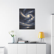 Cosmic Spiral Night Sky Wall Art & Canvas Print