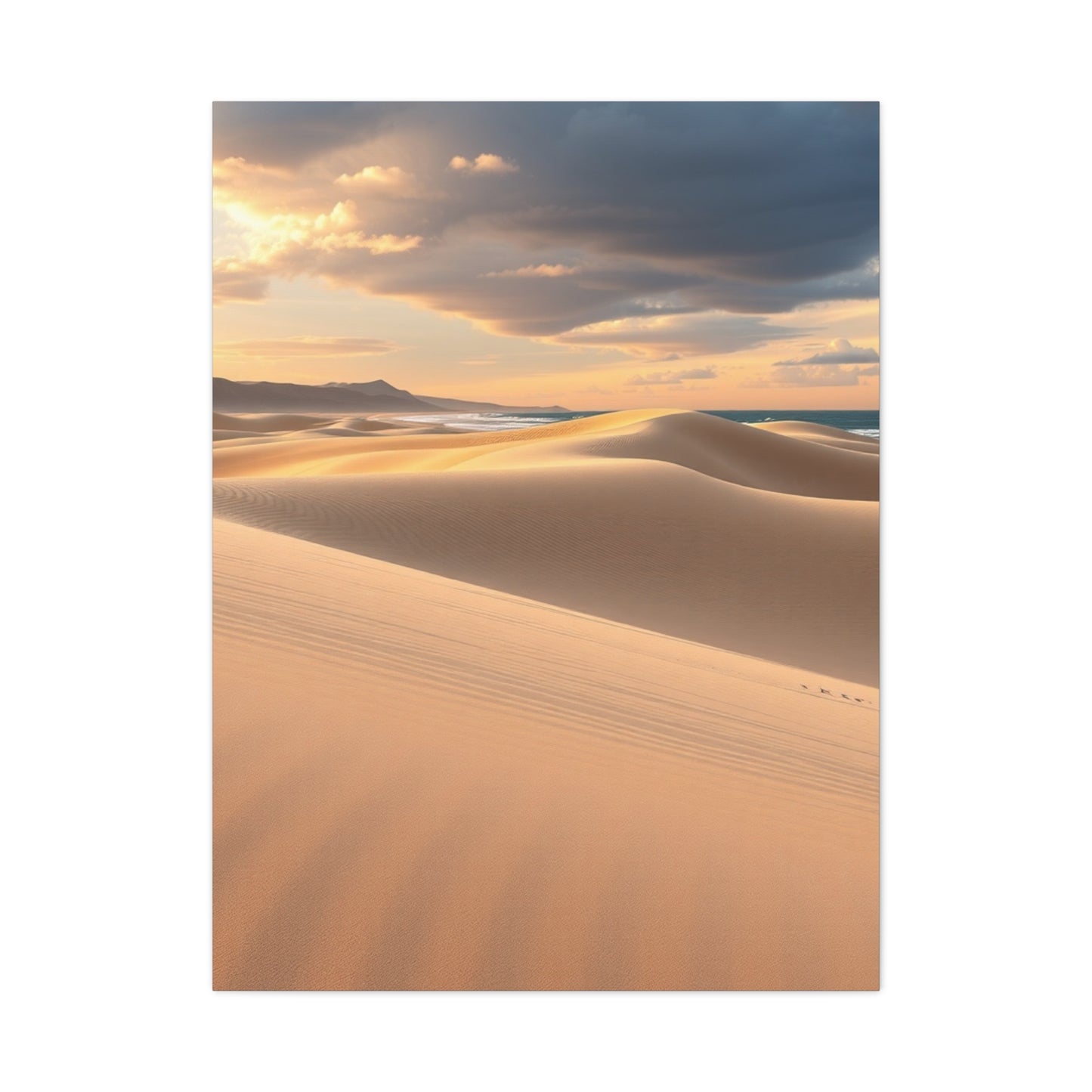 Coastal Sand Dunes Art Supreme Canvas Wall Art & Canvas Print