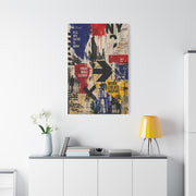 Urban Motivation Collage Statement Wall Art & Canvas Print