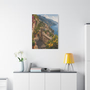 Amalfi Coast Terrace View Wall Art & Canvas Print