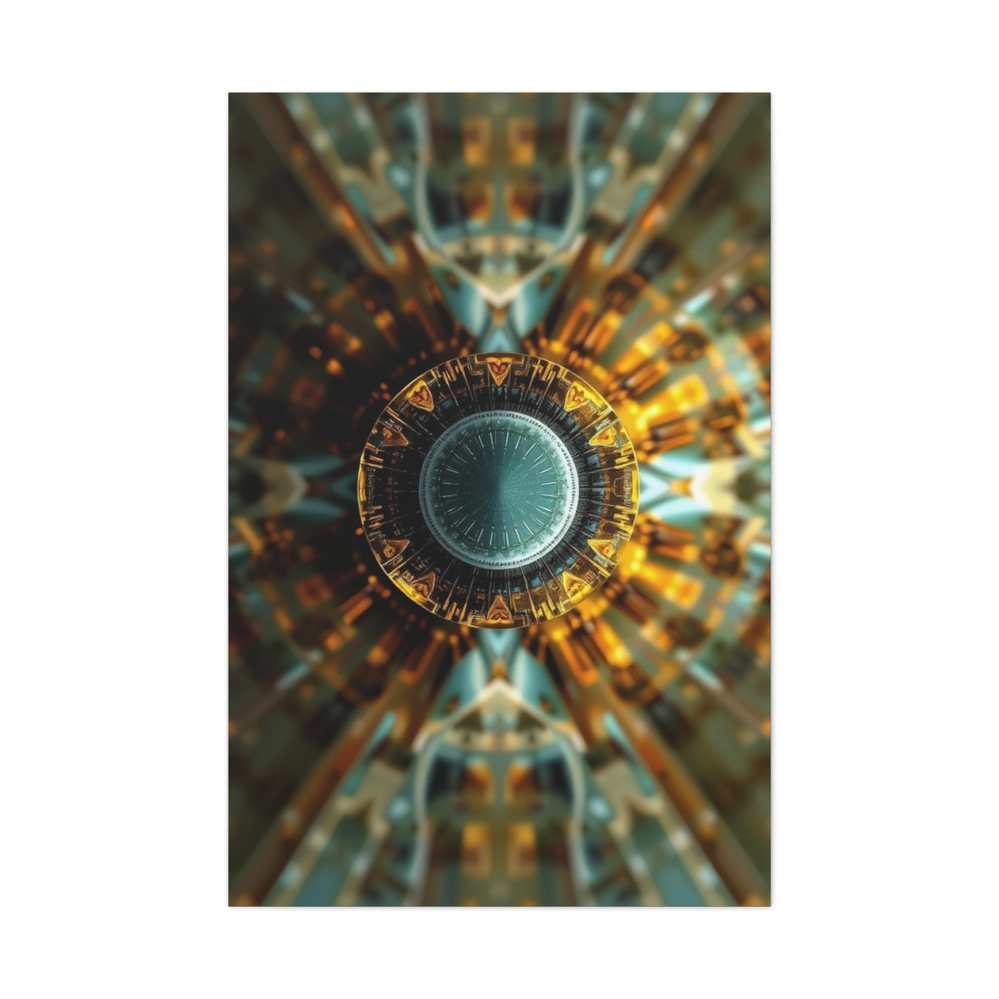 Circular Abstract Art Luxury Canvas Wall Art & Canvas Print