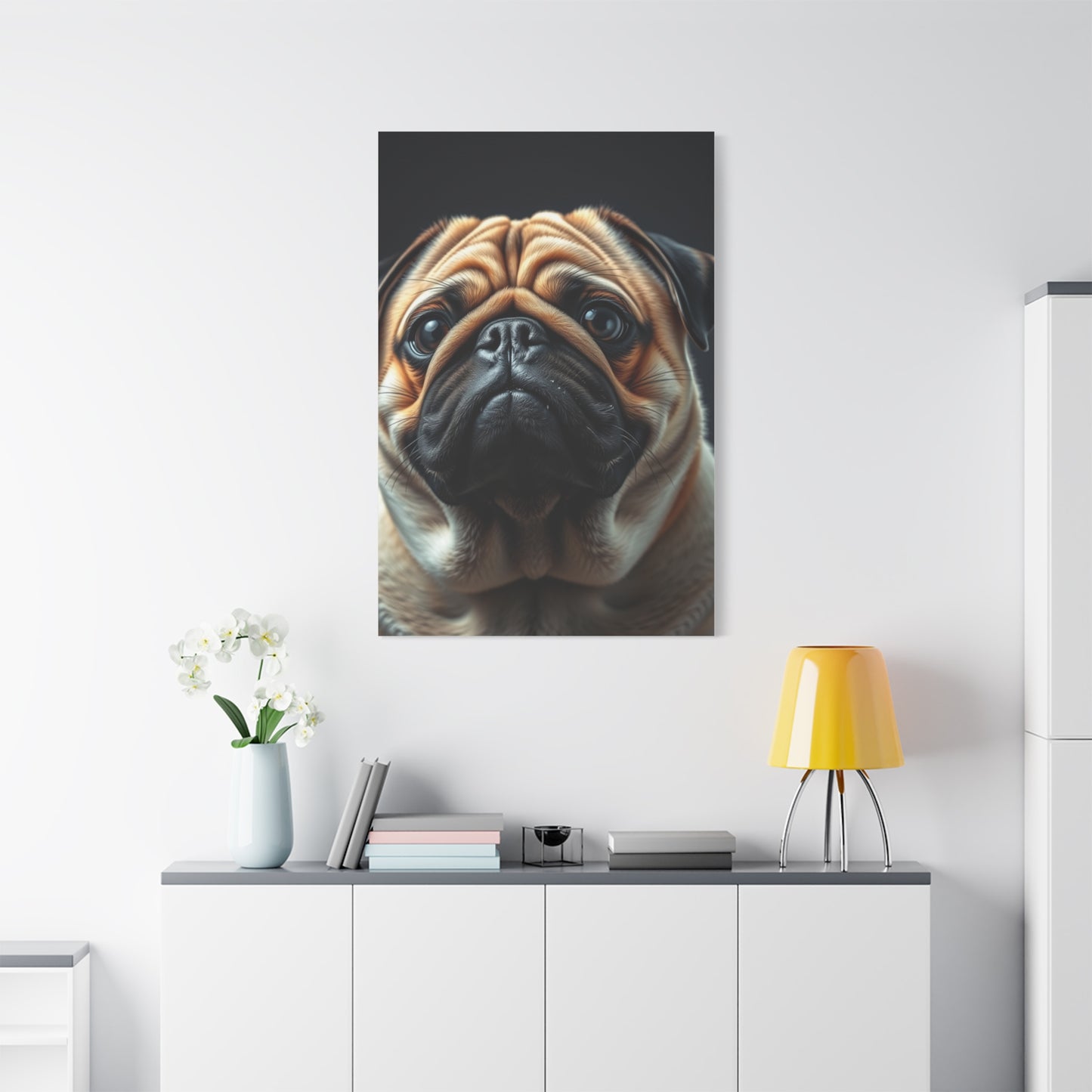 Supreme Pug Art Beautiful Collection Wall Art & Canvas Print