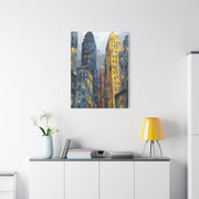 Urban Skyline Collage Composition Wall Art & Canvas Print