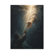 The Hand of God Rescue Scripture Wall Art & Canvas Print