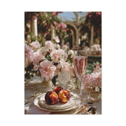 Romantic Spring Brunch Table Wall Art & Canvas Print