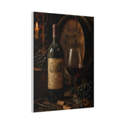 Vintage Red Wine Cellar Still Life Wall Art & Canvas Print