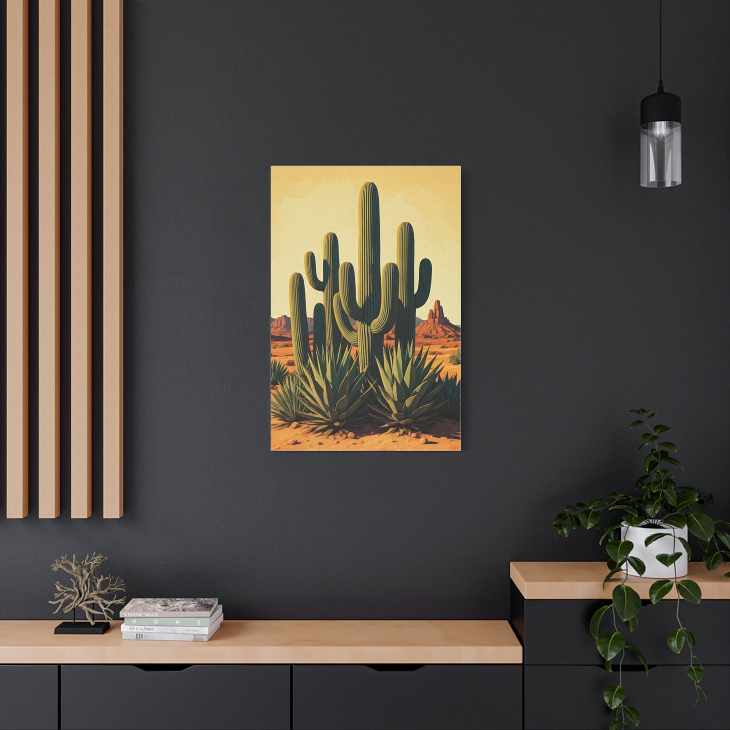 Southwestern Desert Cactus Garden Wall Art & Canvas Prints
