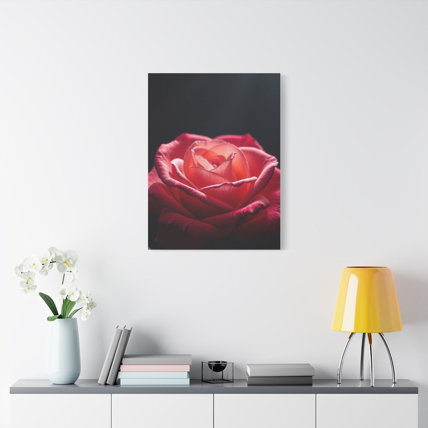 Rose Flower Art Supreme Canvas Wall Art & Canvas Print