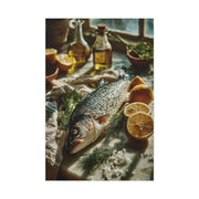 Fresh Whole Fish Mediterranean Prep Wall Art & Canvas Print