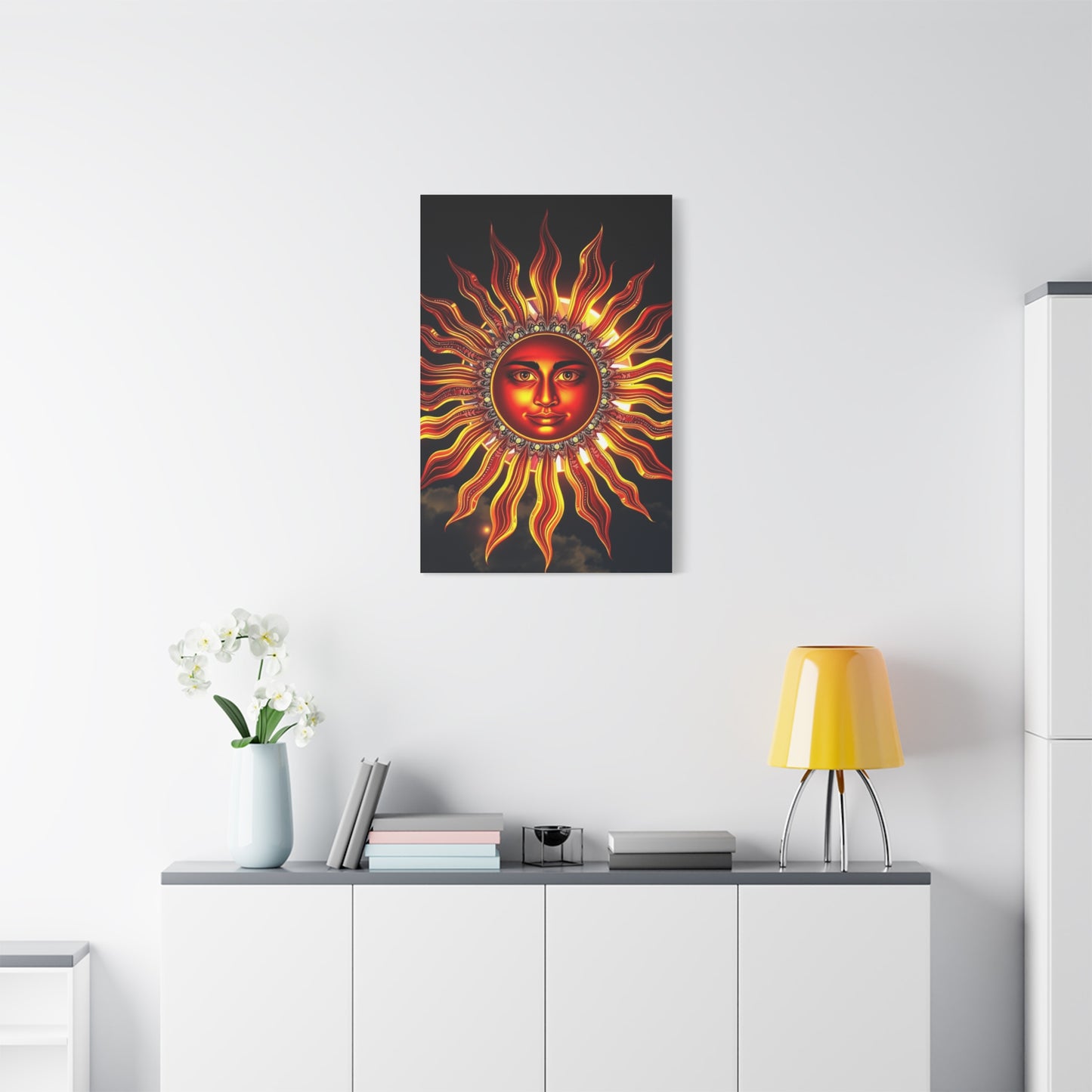 Solar Nocturne Elegance wall art & canvas print