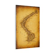 Vintage Serpent River Map Wall Art & Canvas Prints