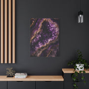 Amethyst Geode Crystal Abstraction Wall Art & Canvas Print