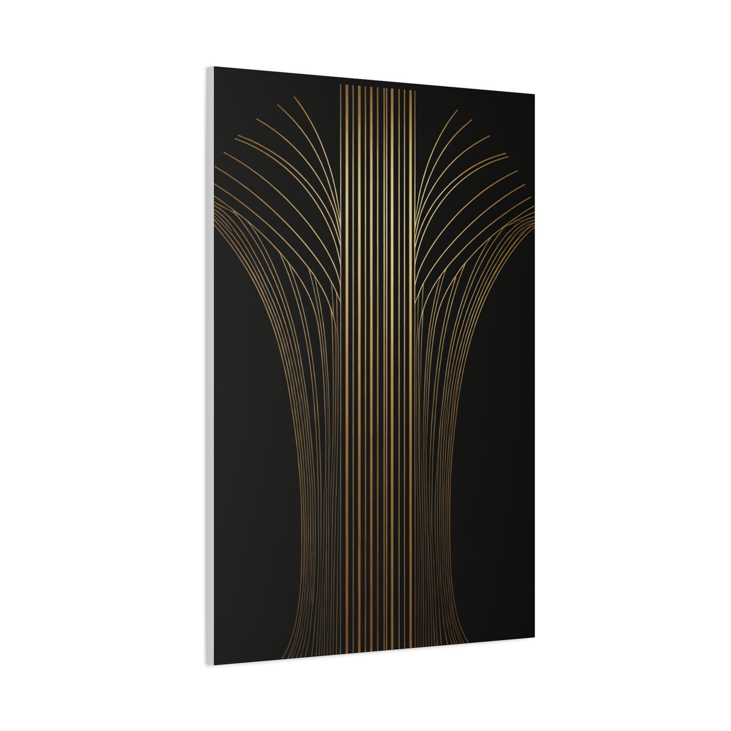 Golden Palm Rise Art Deco Wall Art & Canvas Prints