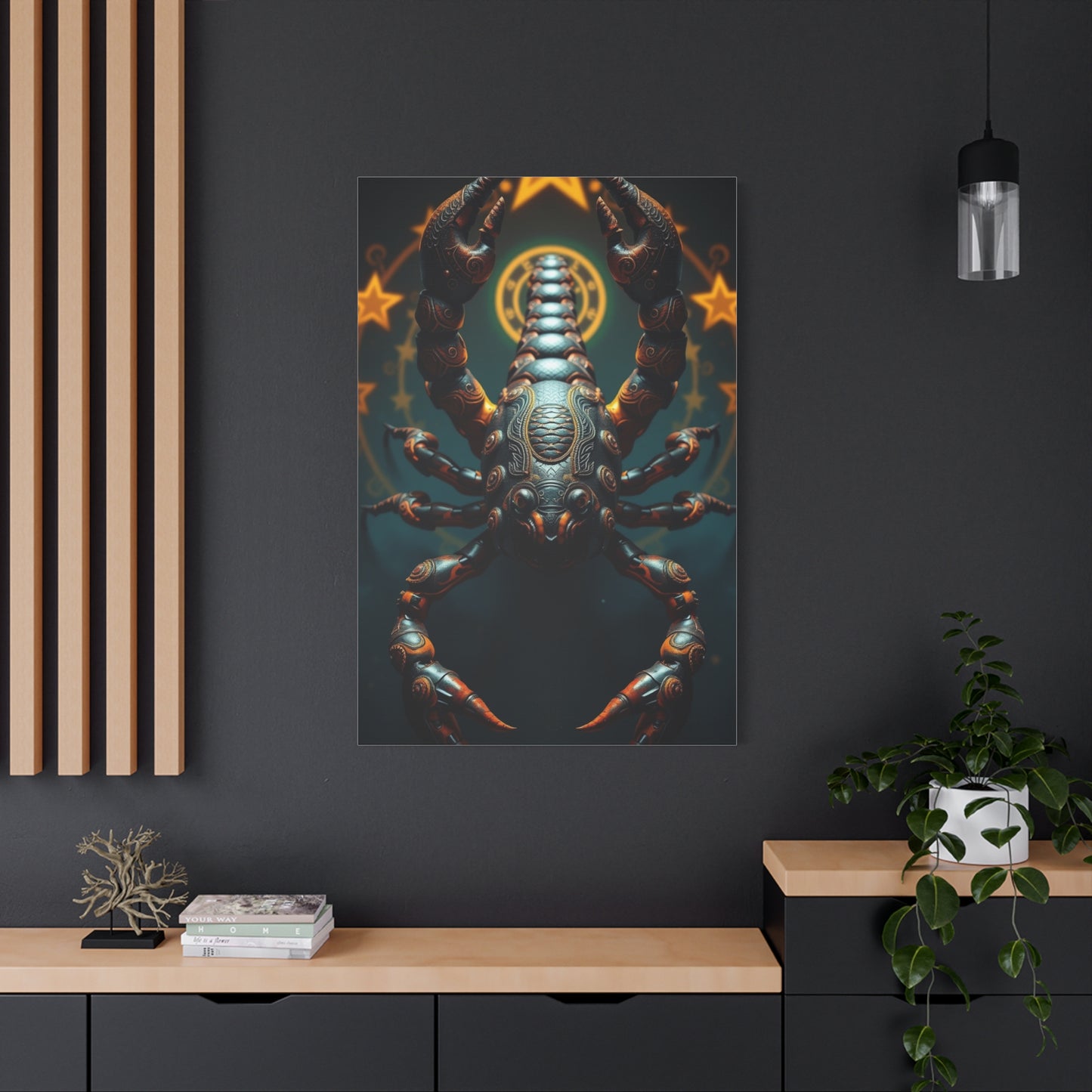Scorpius Elegance Canvas Wall Art & Canvas Print