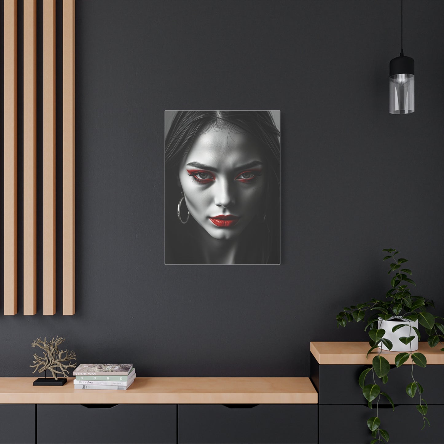 Black, White & Red Art Supreme Gallery Wall Art & Canvas Print