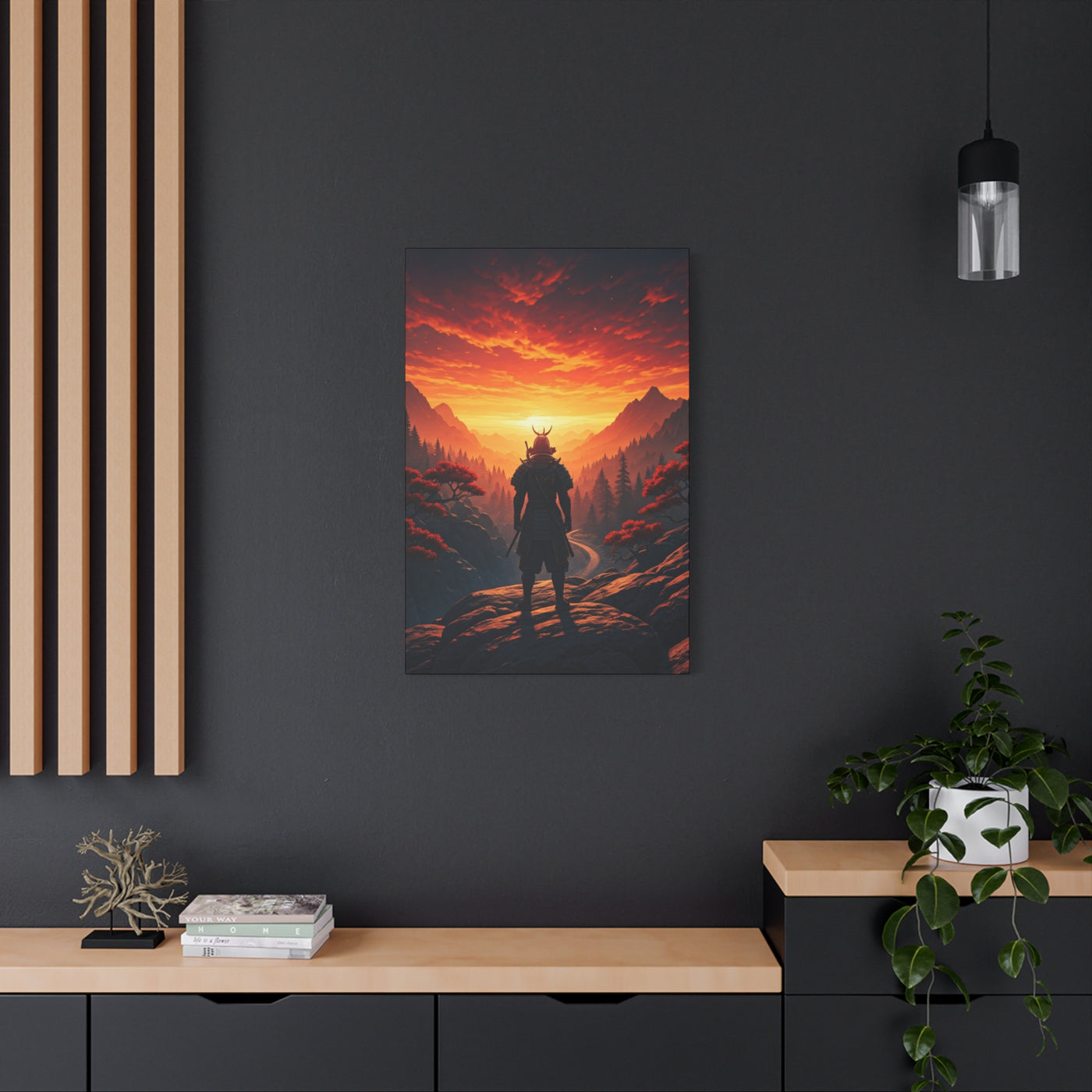 Samurai at Sunset Wall Art & Canvas Prints