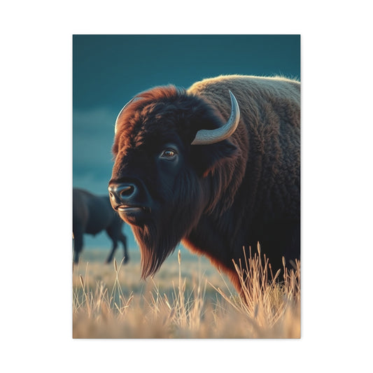 Buffalo Majesty Panorama Wall Art & Canvas Print