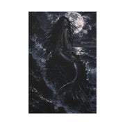 Moonlit Gothic Siren Darkness Wall Art & Canvas Print