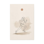 Minimal Marathon Runner Sports Wall Art & Canvas Print