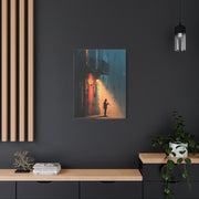 French Quarter Trumpet Silhouette Wall Art & Canvas Print
