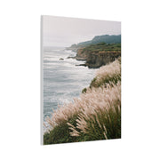 Wind Swept Coastal Cliffs Above the Ocean Wall Art & Canvas Print