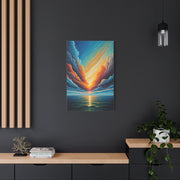Radiant Horizon Reflection Wall Art & Canvas Print