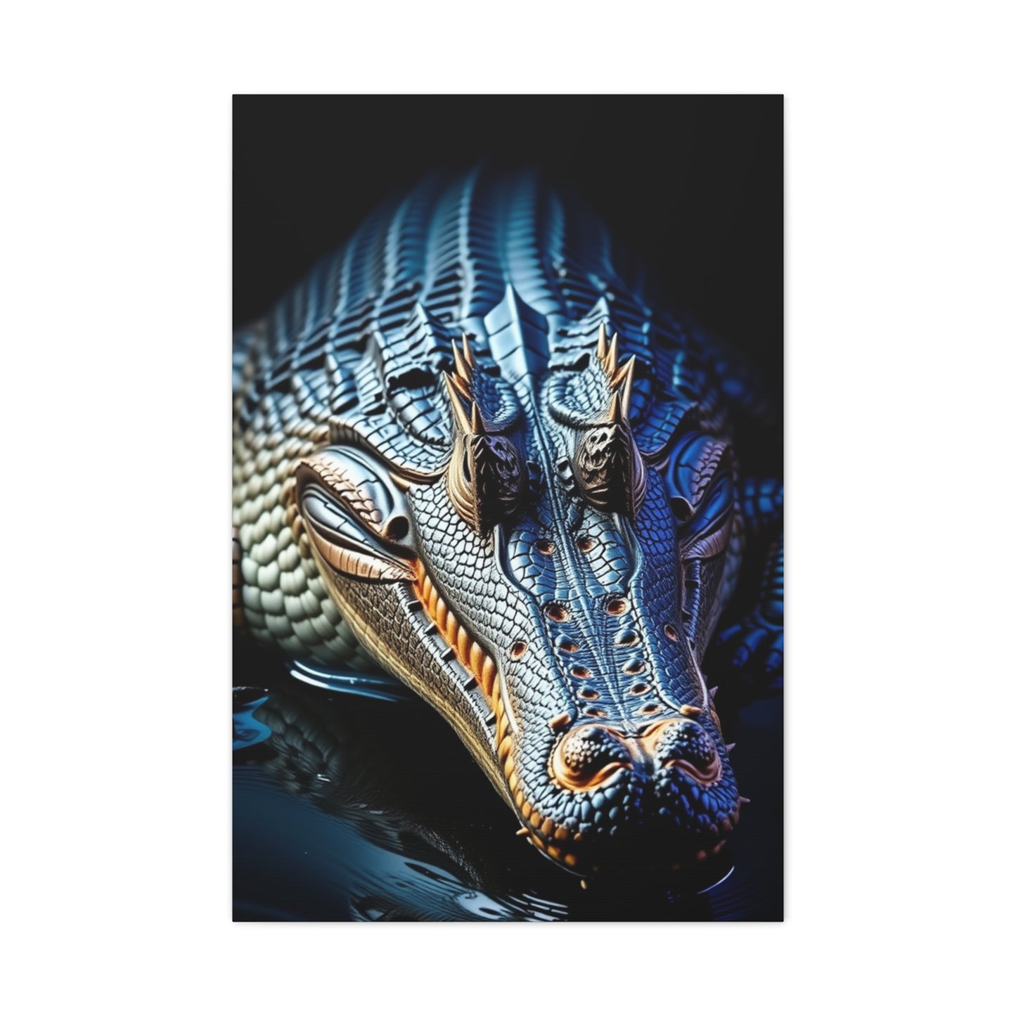 Crocodile & Alligator Art Supreme Canvas Wall Art & Canvas Print