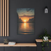 Tranquil Sunset Over Canyon Waters Wall Art & Canvas Prints