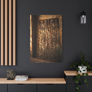 Wrought Iron Shutter Study Wall Art & Canvas Print