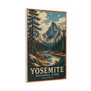 Vintage Yosemite National Park Poster Wall Art & Canvas Print