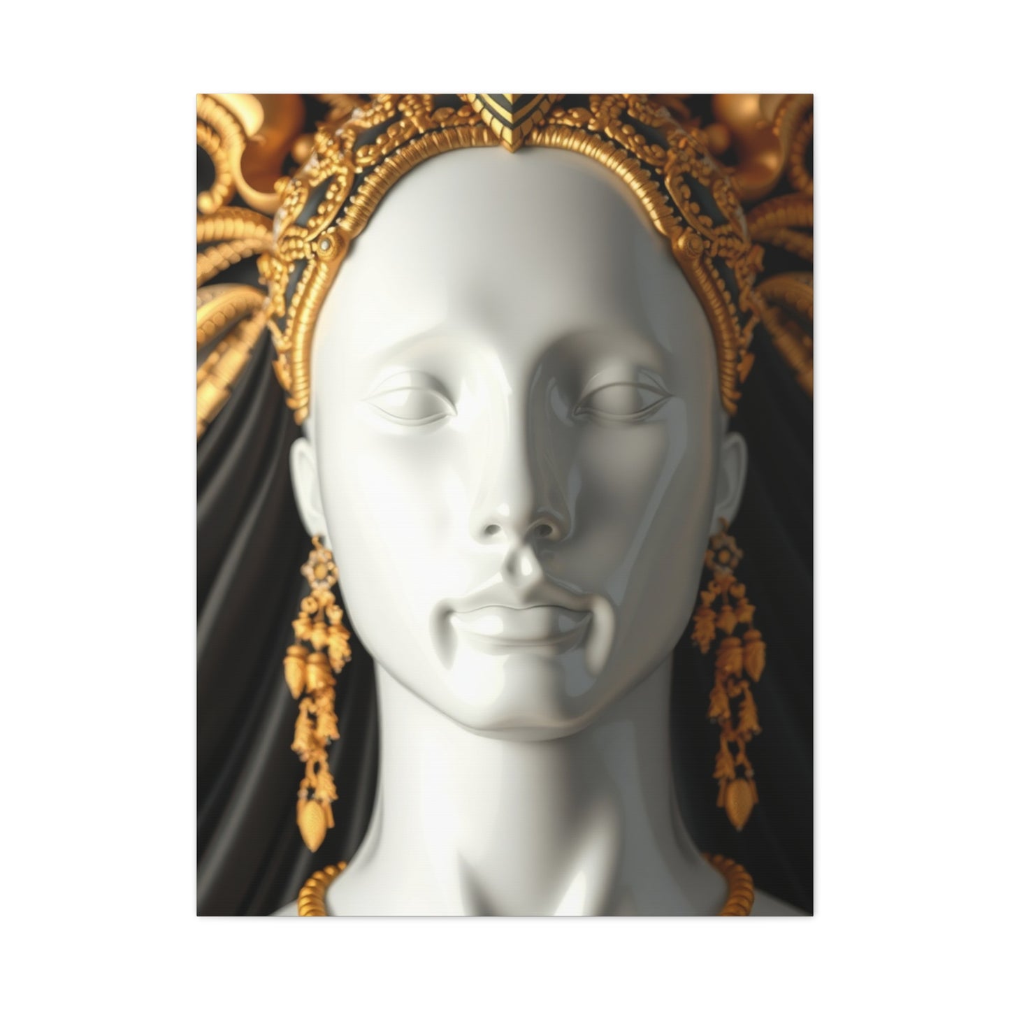 Black White and Gold Art Supreme Gallery Wall Art & Canvas Print