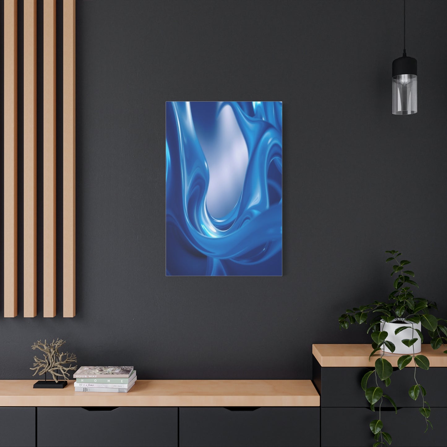 Blue Music Art Luxury Canvas Wall Art & Canvas Print