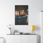 Ferrari 488 GTB Night City Square Wall Art & Canvas Prints