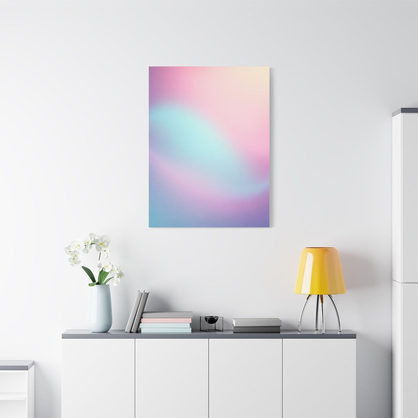 Ethereal Blush Gradient Wall Art & Canvas Prints