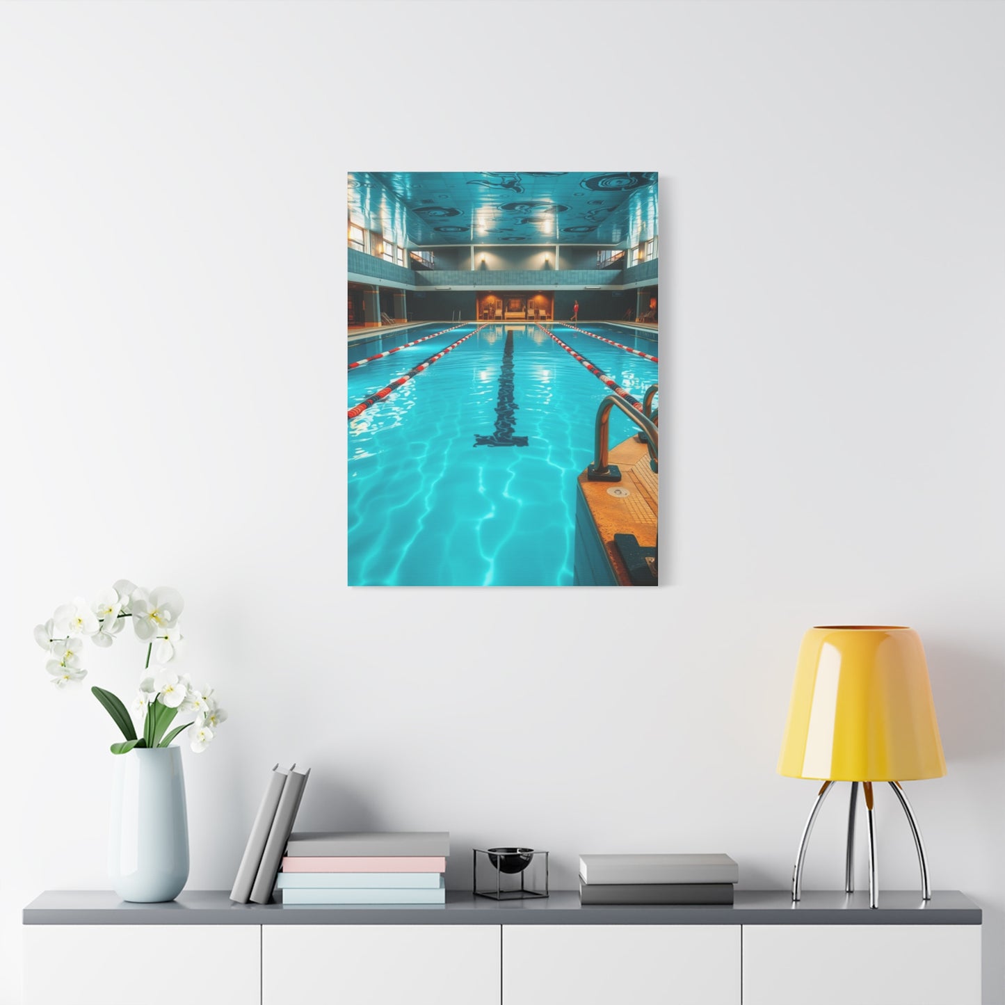 Vision Swimming Pool Art Art Wall Art & Canvas Print