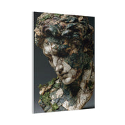 Verdigris Marble Bust Sculpture Wall Art & Canvas Print