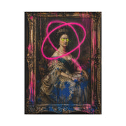Graffiti Royal Portrait Rebellion Street Wall Art & Canvas Print