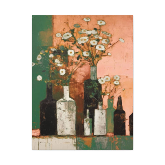 Bottles and Blooms Wall Art & Canvas Prints