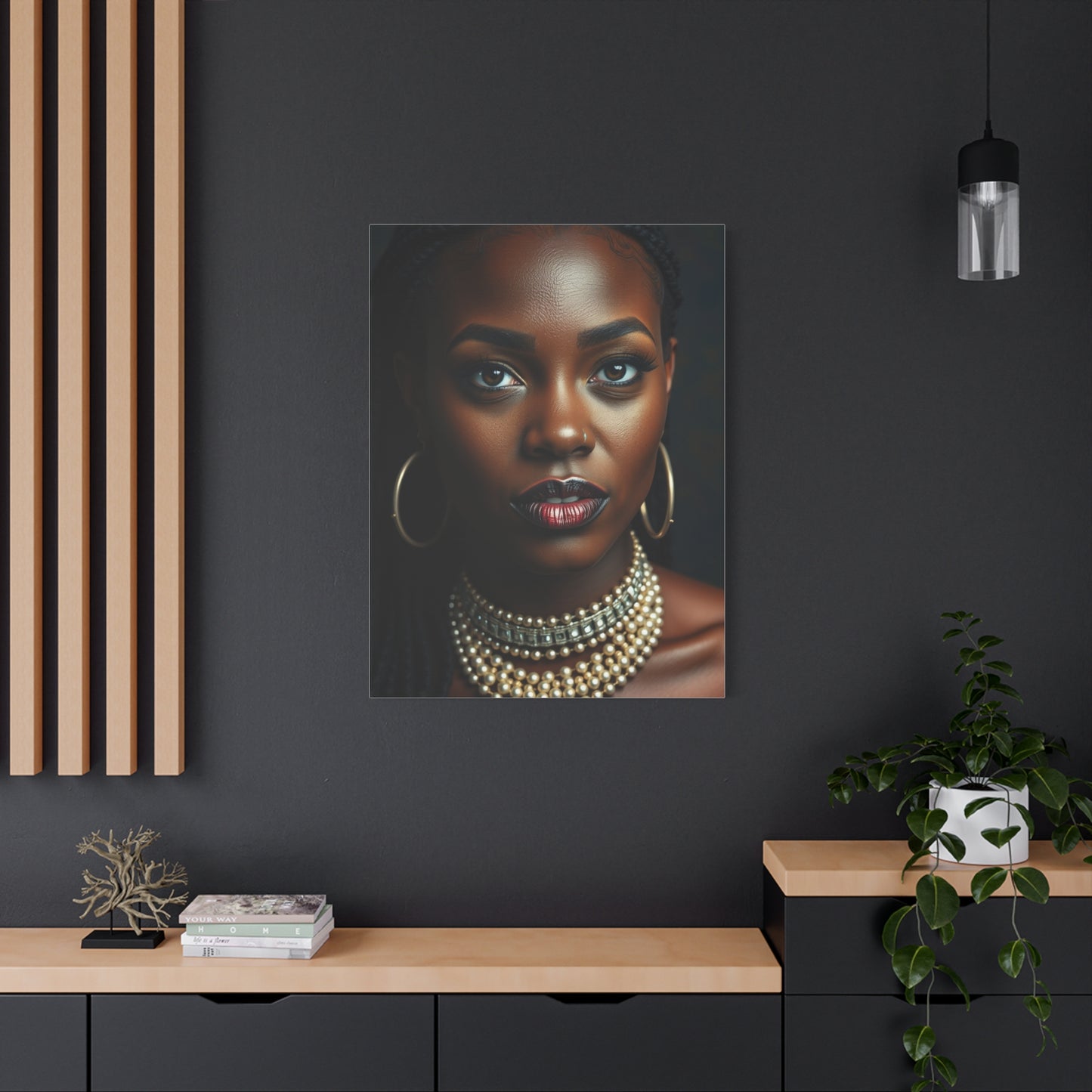 Masterpiece Domonique Brown Art Vision Wall Art & Canvas Print