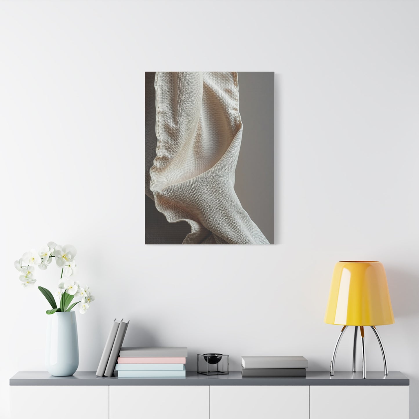 Taupe, Linen, and Gray Art Supreme Canvas Wall Art & Canvas Print