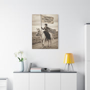 Suffrage Rider Equality Statement Wall Art & Canvas Print