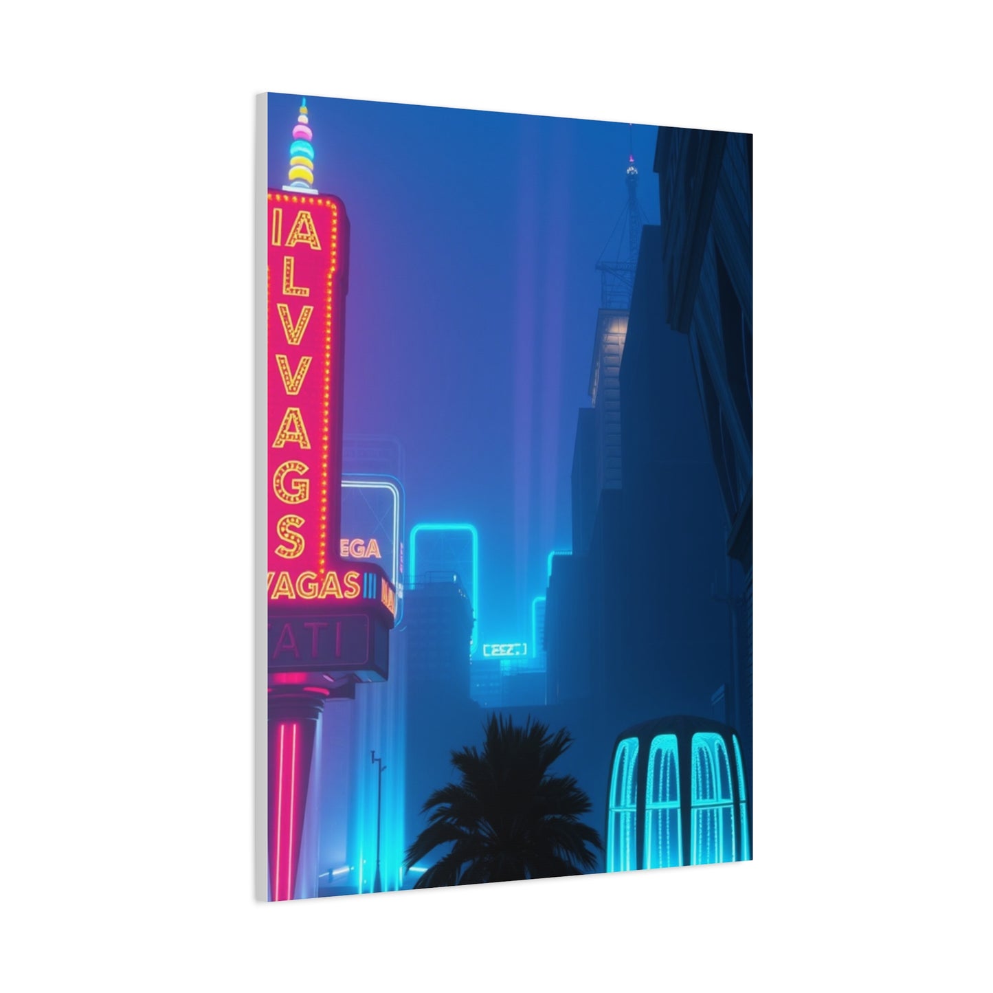 Las Vagas Art Canvas Art 7 Wall Art & Canvas Print