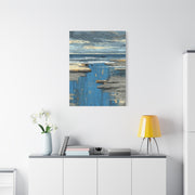 Coastal Horizon Abstract Seascape Wall Art & Canvas Print
