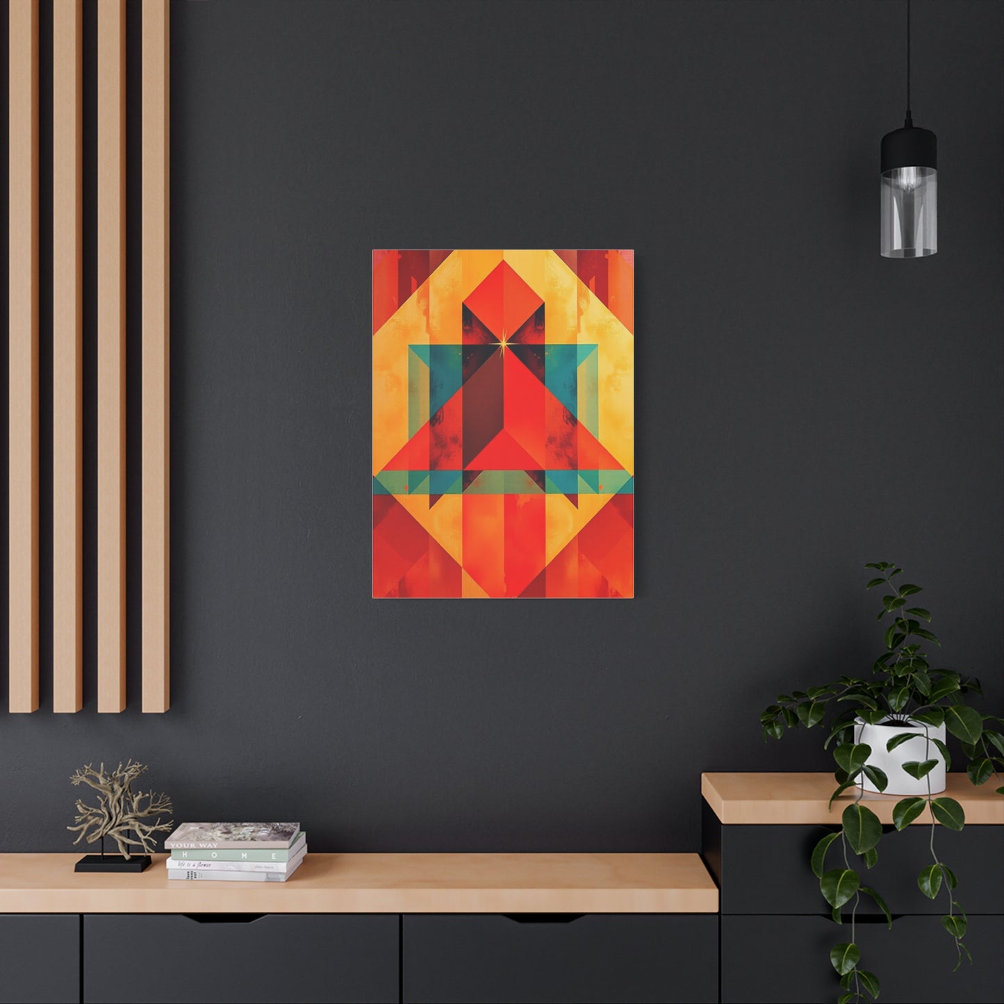 Harmonic Abstraction Elegance wall art & canvas print