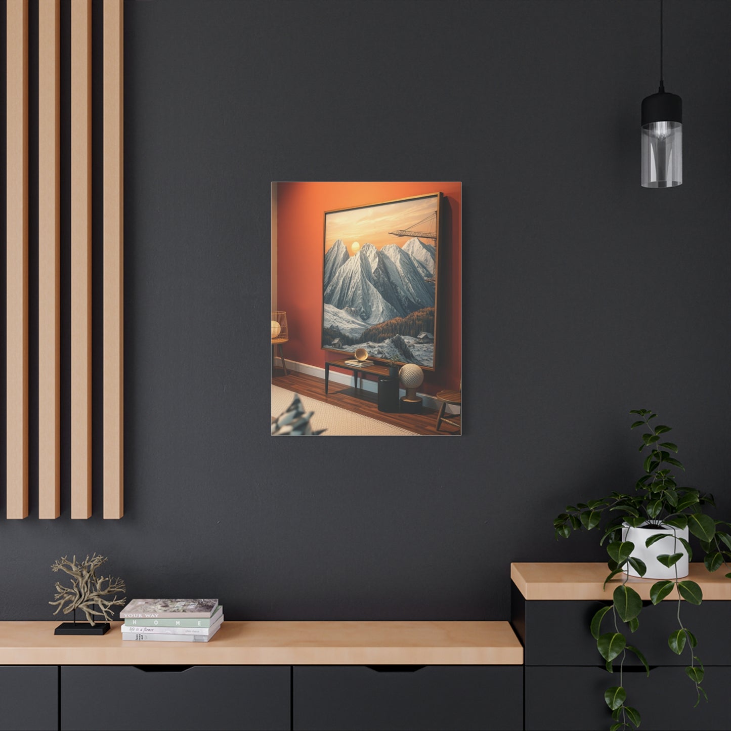 Frosted Horizon Canvas Wall Art & Canvas Print