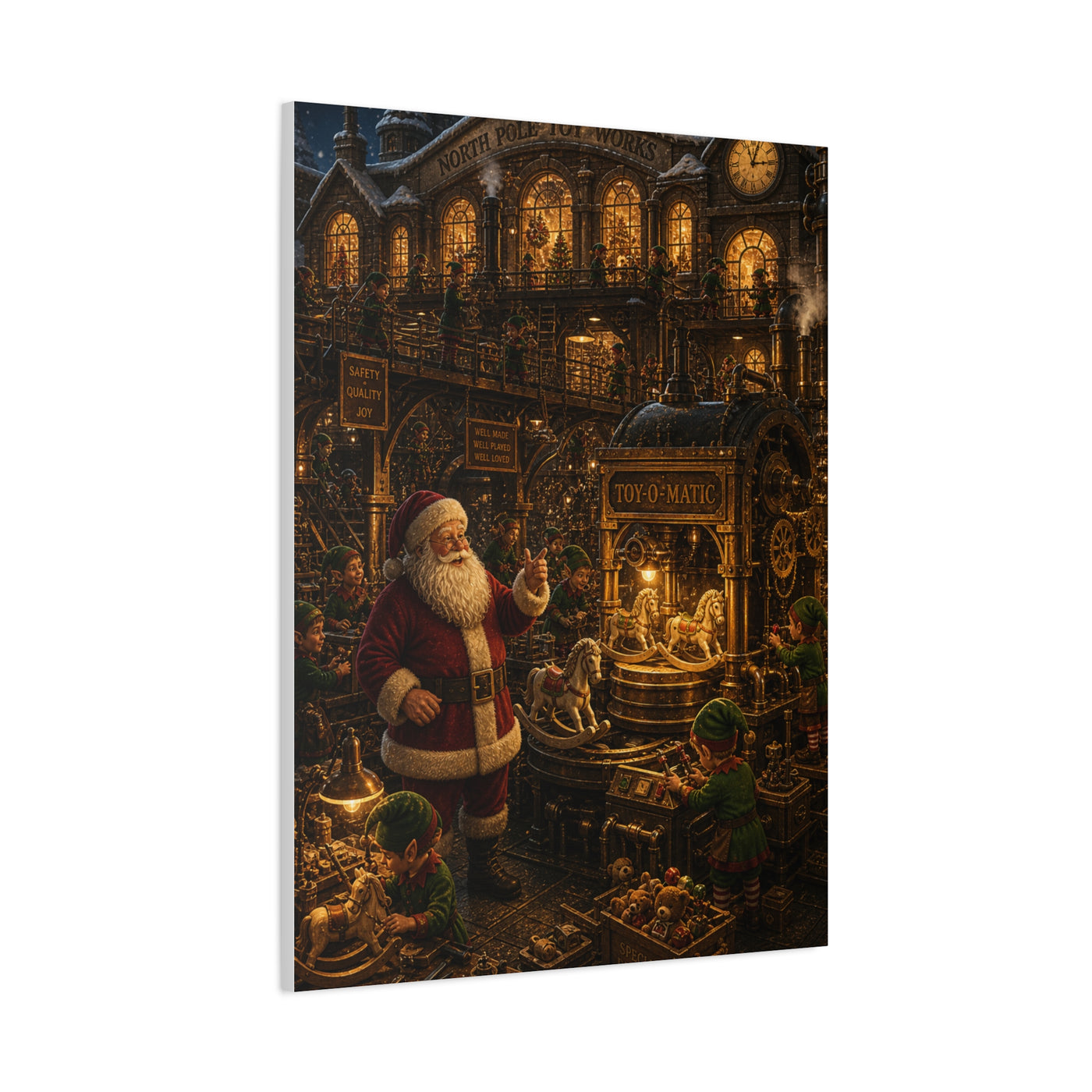 The Midnight Shift Toy Factory Wall Art & Canvas Print